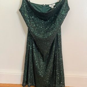 Beivy Cocktail Dress - Small - Hunter Green